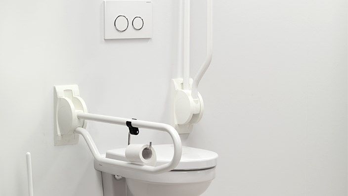 Toiletbeugel opstelling